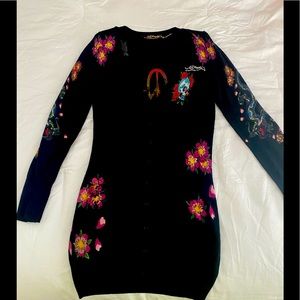 Ed Hardy Hot Love cardigan sweater